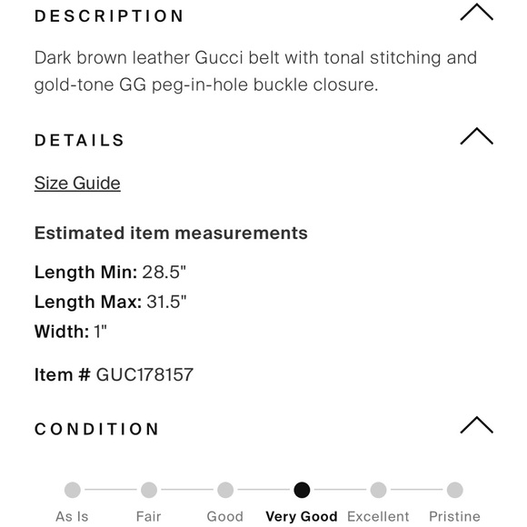 Gucci belt - Picture 6 of 8